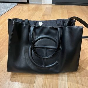 Telfar Medium Black (WORN, READ LISTING)
